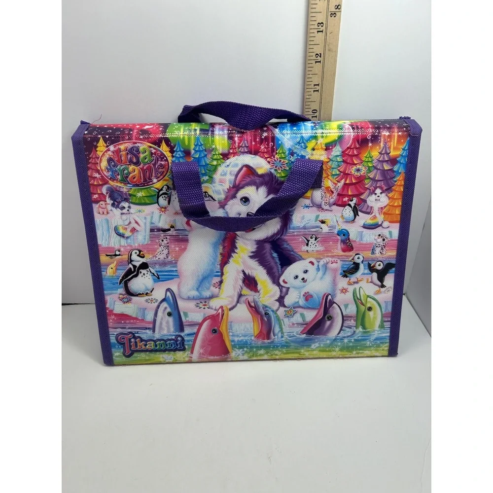Lisa Frank A5 Girls Stationery Portfolio Folder Multicolor Animal Organizer
